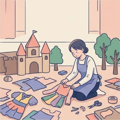 行事の悩みのイラスト